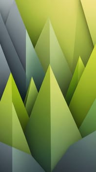 A gradient wallpaper with Buttress shapes using lime and dimgray gradient colors. Generative AI.