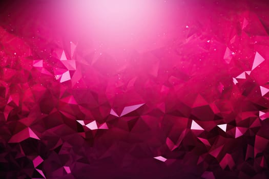 Horizontal abstract burgundy background with flying elements.