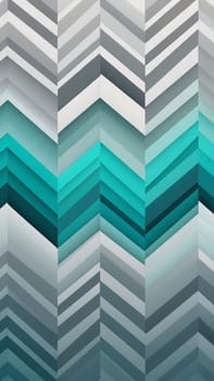 A gradient wallpaper with Chevron shapes using gray and teal gradient colors. Generative AI.