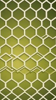 A gradient wallpaper with Lattice shapes using olive and antiquewhite gradient colors. Generative AI.