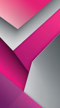 A gradient wallpaper with Angular shapes using fuchsia and lightslategrey gradient colors. Generative AI.