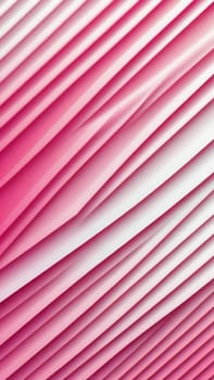 A gradient wallpaper with Corrugated shapes using white and hotpink gradient colors. Generative AI.