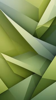 A gradient wallpaper with Crystalline shapes using olive and lightgray gradient colors. Generative AI.