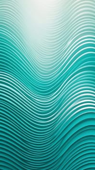 A gradient wallpaper with Corrugated shapes using teal and whitesmoke gradient colors. Generative AI.