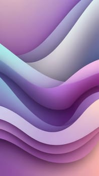 A gradient wallpaper with Freeform shapes using silver and orchid gradient colors. Generative AI.