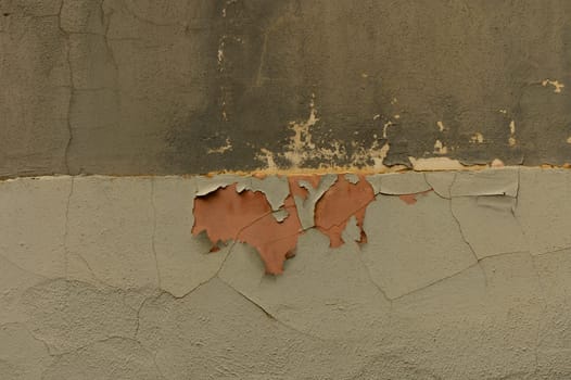 plaster wall with cracks as background 3