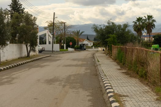 street in a village in Cyprus