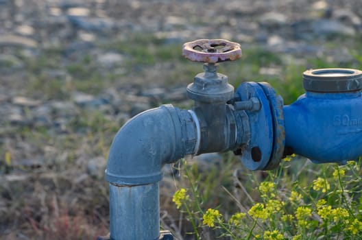 water meter in a village in Cyprus 2