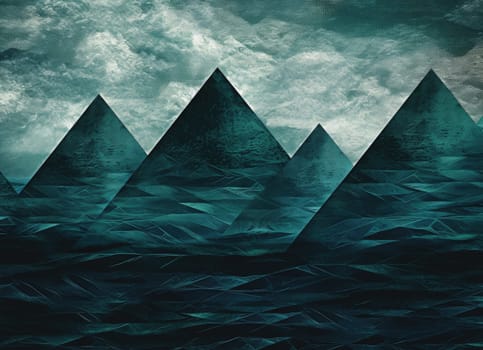 abstract ocean background with geometry shapes and water waves tide comeliness