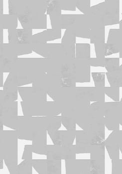 Background image of small uneven square pieces of light gray color with spots on the surface on a white background