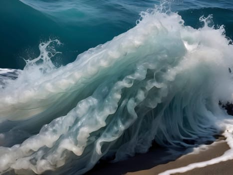 Ocean's Cry. Plastic Waves Unveiling the Urgency of Pollution.