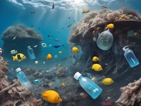 Oceans in Peril. Unveiling the Toll of Plastic Pollution.
