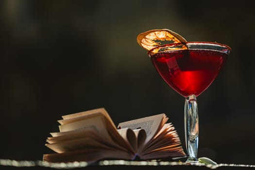 Strawberry margarita cocktail. Shallow dof.