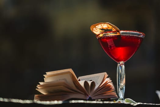 Strawberry margarita cocktail. Shallow dof.