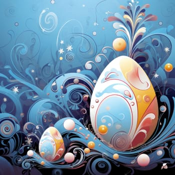 Abstract easter background or a texture as easter celebration concept