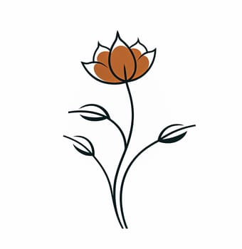 Minimalistic floral botanical line art featuring bouquets of wild and garden plants, branches, leaves, flowers, and herbs. Ideal for logos, tattoos, invitations, and cards.