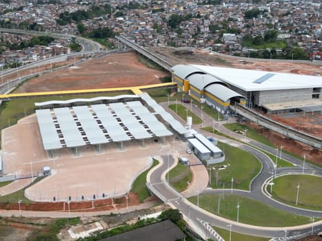 salvador, bahia, brazil - december 29, 2023: view of the Aguas Claras station of the Salvador metro.