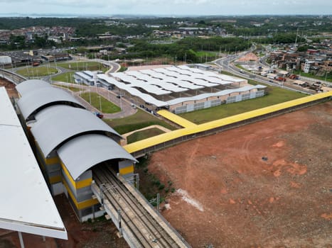 salvador, bahia, brazil - december 29, 2023: view of the Aguas Claras station of the Salvador metro.