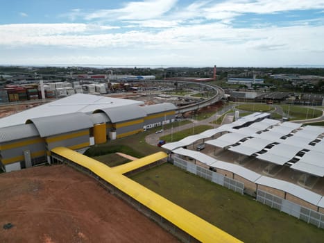 salvador, bahia, brazil - december 29, 2023: view of the Aguas Claras station of the Salvador metro.