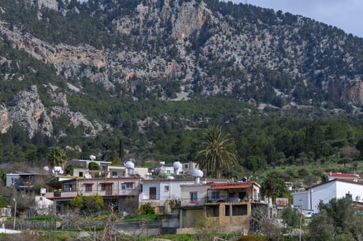 old village in the mountains of Northern Cyprus in winter 3