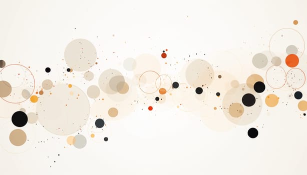 White abstract background with circles. High quality photo