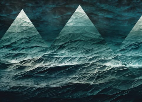 abstract ocean background with geometry shapes and water waves tide comeliness