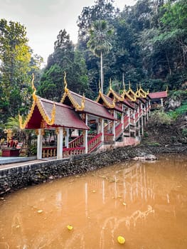 Wat Tham Tap Tao Temple of the Light Cave and Dark Cave, in Chiang Dao, Thailand. High quality photo