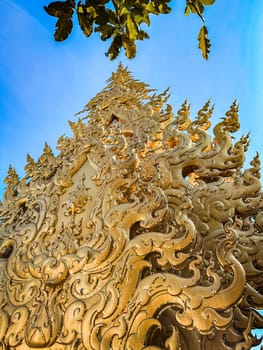 White Temple or Wat Rong Khun in Chiang Rai, Thailand, south east asia