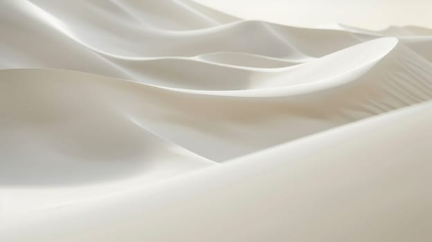 Soft textured waves in minimalist art. Created using AI generated technology and image editing software.