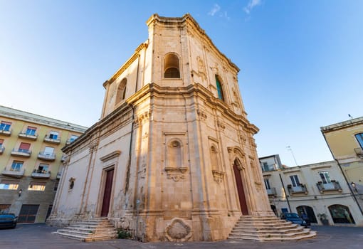 church San Giuseppe in Siracusa, Sicily. Roman catholic church in Baroque style