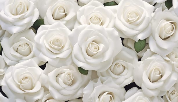 Background with white roses. High quality photo