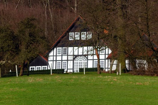German farm building. Bielefeld. Germany. High quality photo