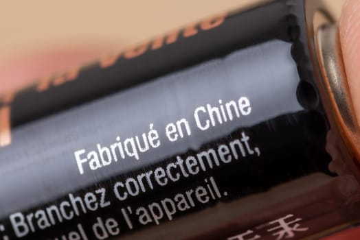 Producing batteries in China and exporting them to France