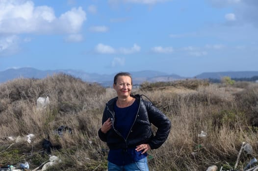 woman walking near the sea 1