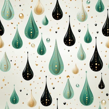 Seamless background pattern with abstract drops in color. Selective soft focus