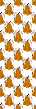 Orange White Halloween Bookmark printable