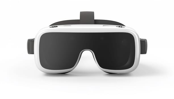 Close-up of VR glasses, isolated, white background. High quality photo