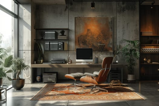 Design a home office, Interior design modern home office, Comfortable workplace.
