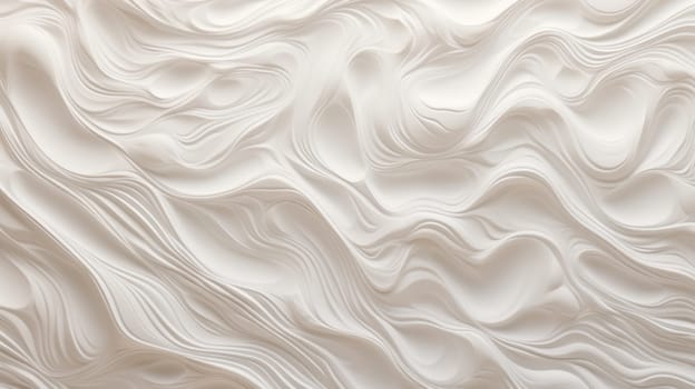 A close up of a white wavy pattern on some fabric