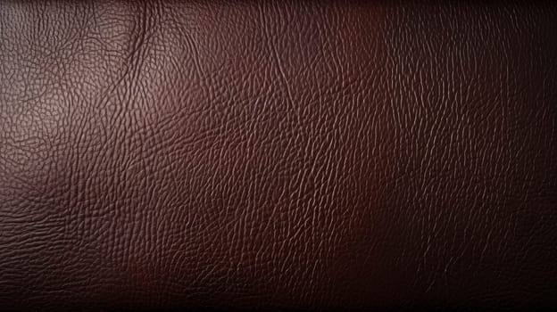 Beautiful luxury dark brown leather background, surface elegant textured background, leather texture, copy space, close-up, macro