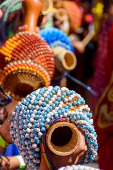 A rattle of African origin called xereque brought to Brazil by slaves and used in samba, carnival, umbanda and candomble