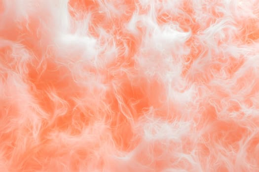 Peach fuzz color fluffy fur full-frame background. Neural network generated in January 2024. Not based on any actual scene or pattern.