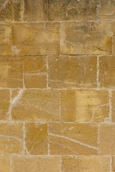 old brick on the castle wall as background