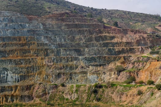 abandoned copper quarry in Northern Cyprus 3