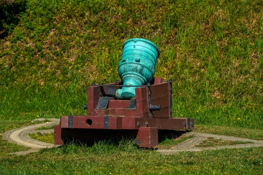 Grand French Battery at the Yorktown Battlefield in the State of Virginia USA