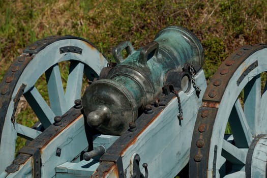 Grand French Battery at the Yorktown Battlefield in the State of Virginia USA