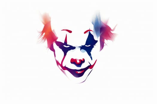 Joker logo, April Fools Poster design background - generative ai.