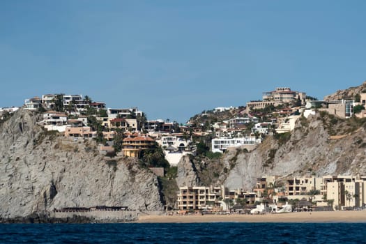 Cabo San Lucas Mexico view from sea Pacific ocean