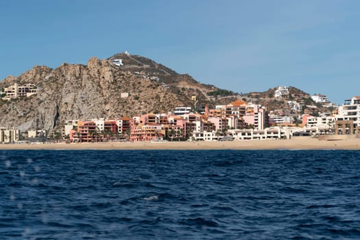 Cabo San Lucas Mexico view from sea Pacific ocean