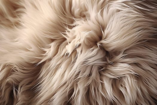 Ginger animal fur macro shot, natural texture. AI Generated